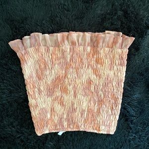 Tys dye pink mjni skirt